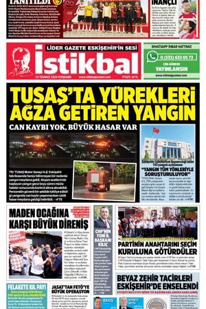 İstikbal Gazetesi 23 Temmuz 2026 Manşeti