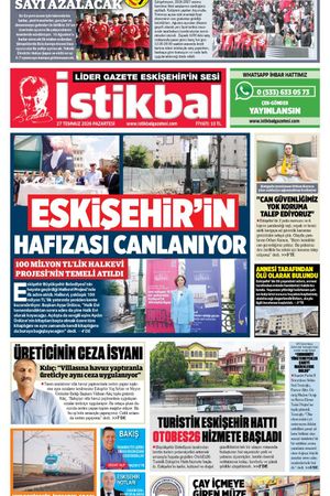 İstikbal Gazetesi 27 Temmuz 2026 Manşeti
