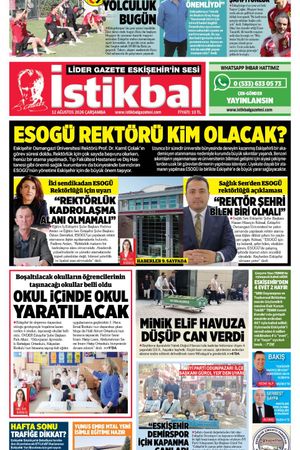 İstikbal Gazetesi 12 Ağustos 2026 Manşeti
