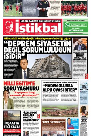 İstikbal Gazetesi 18 Ağustos 2026 Manşeti