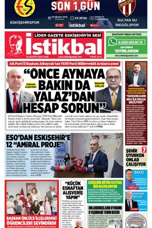 İstikbal Gazetesi 28 Ağustos 2026 Manşeti