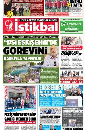 İstikbal Gazetesi 4 Ağustos 2026 Manşeti