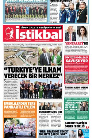 İstikbal Gazetesi 26 Eylül 2026 Manşeti