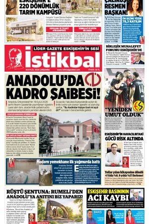 İstikbal Gazetesi 30 Eylül 2026 Manşeti