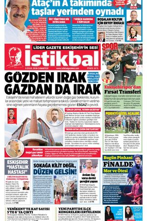 İstikbal Gazetesi 5 Eylül 2026 Manşeti