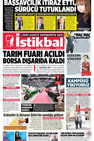İstikbal Gazetesi 9 Eylül 2026 Manşeti