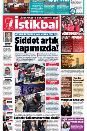 İstikbal Gazetesi 21 Ekim 2026 manşeti
