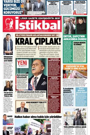 İstikbal Gazetesi 26 Ekim 2026 manşeti