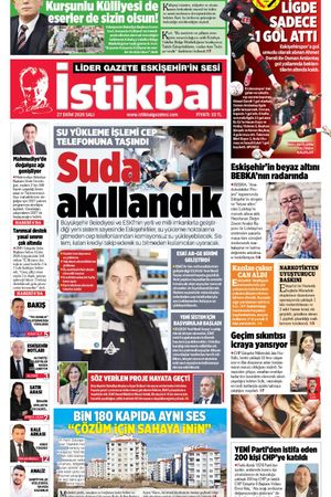 İstikbal Gazetesi 27 Ekim 2026 manşeti