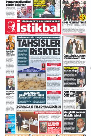 İstikbal Gazetesi 5 Ekim 2026 Manşeti